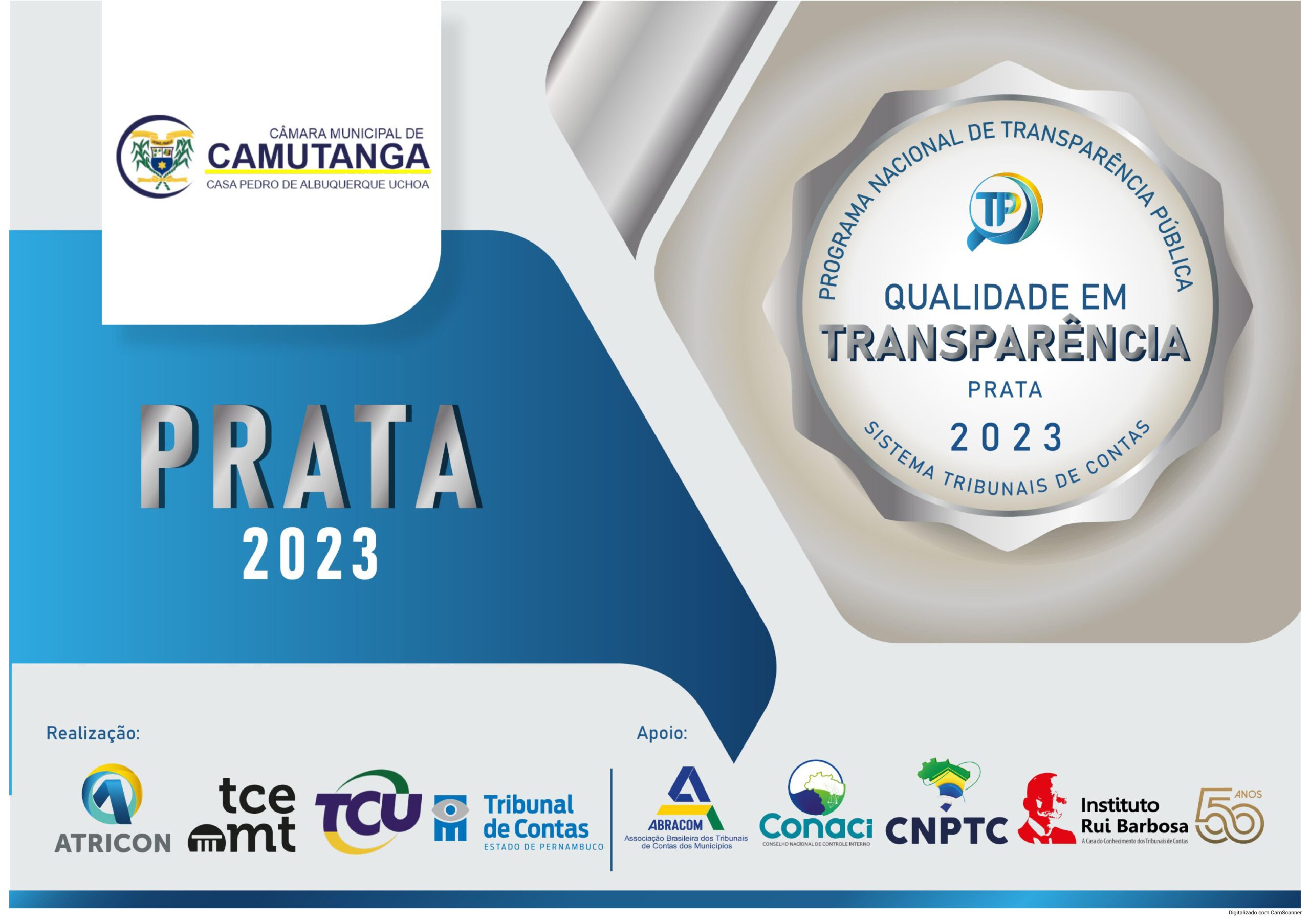 certificado 2023-PRATA – Câmara Municipal de Camutanga